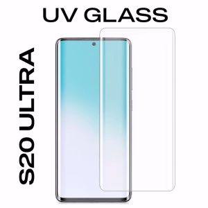 خرید و قیمت گلس UV سامسونگ S20 ultra با پوشش کامل و ضد ضربه.خرید انواع گلسس یوووی در شیراز فروشگاه احمدپور