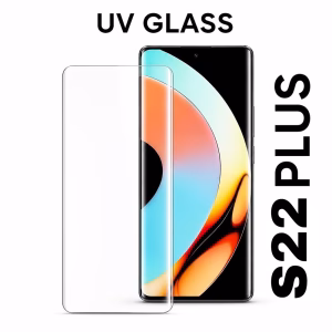 خرید و قیمت گلس UV سامسونگ S22 PLUS |شیشه ای و تمام صفحه. خرید گلس یووی سامسونگ اس 22 پلاس در شیراز